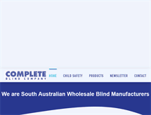 Tablet Screenshot of completeblindco.com.au